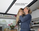 Dierenarts Hanneke vond de puppy\'s geweldig!